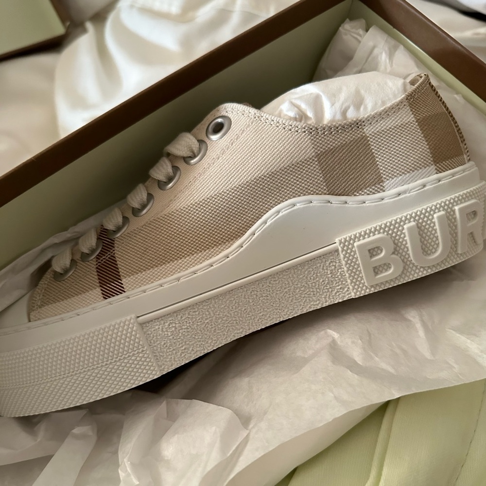 Burberry cotton sneakers